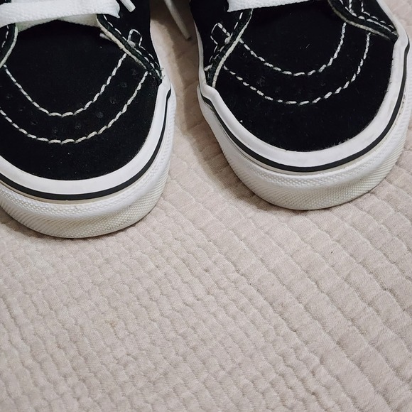 Vans Kids Black Casual Shoes High Hi Top Skate Sneakers Size 11 Gnarly Dude - Picture 4 of 10